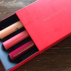 Beautycounter Perfect Pout Trio Lip Gloss